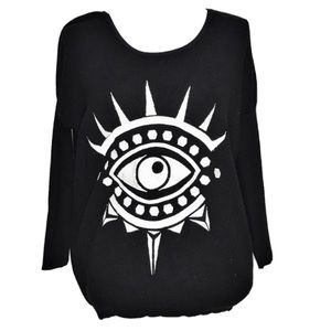 Redberry fashion black sweater size S/M.  (A59)